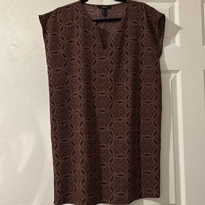 Purple with Cream detail Dress